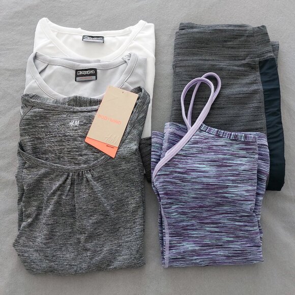 Yoga / Workout Wear Bundle – 5 Pieces (XS/Fits Teen or Petite) - Picture 1 of 16